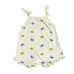 Old Navy Baby Girl Butterfly Romper Size 3-6 Months